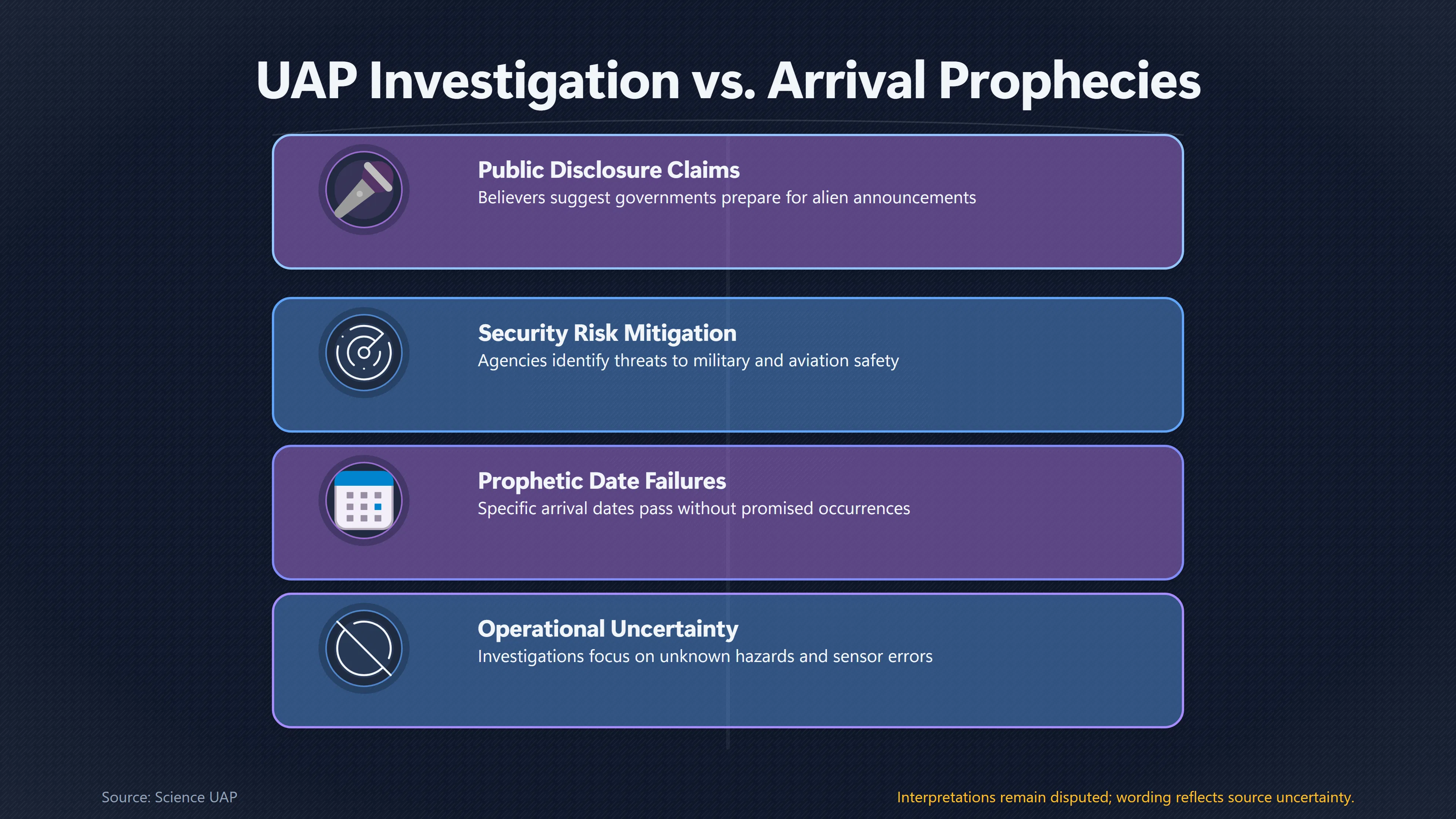 Overview image for Why UAP Reviews Are Not Alien Announcements | Official Findings