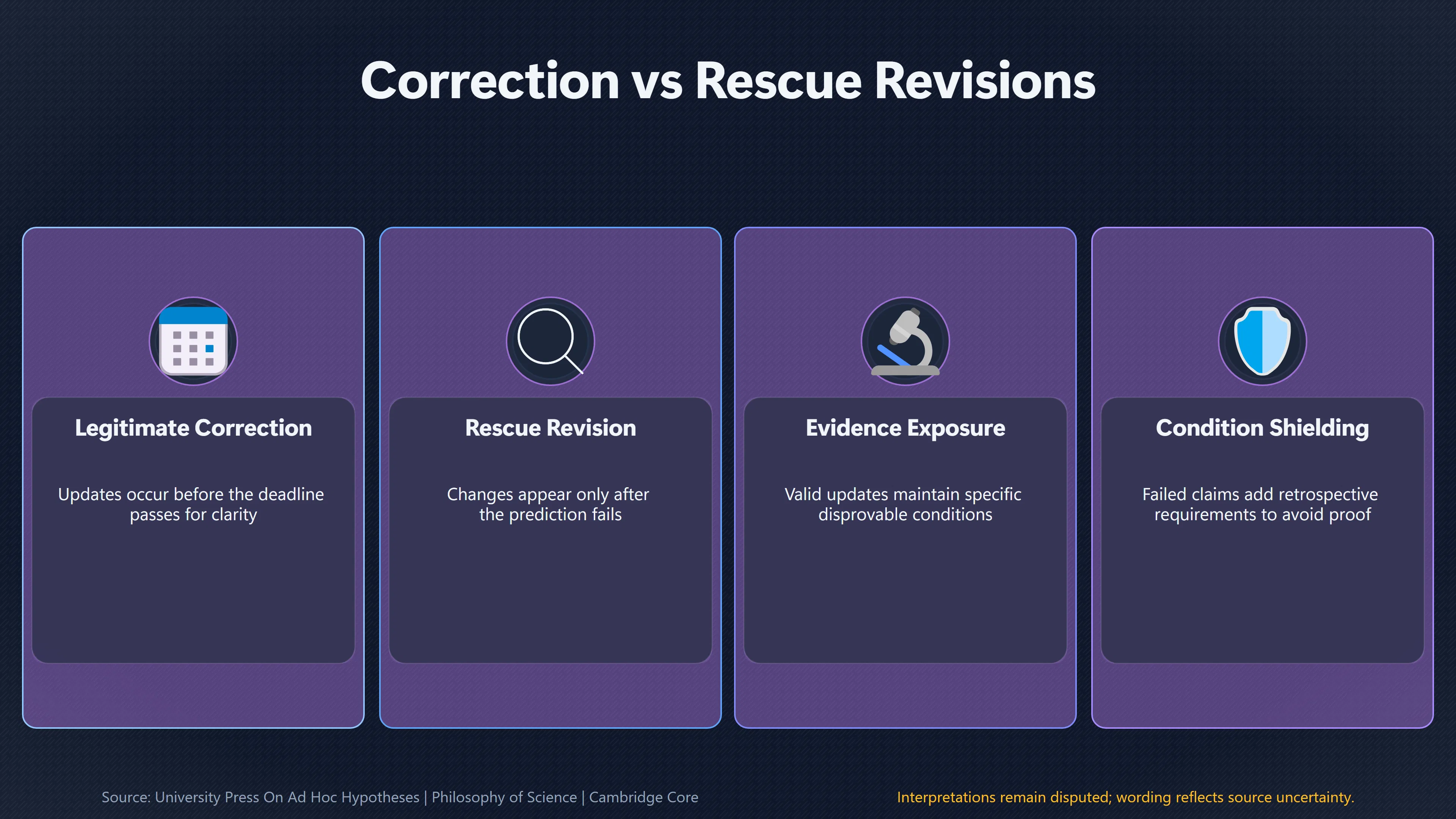 Overview image for When Does Revising a UFO Prediction Become Evasion? | Falsifiability