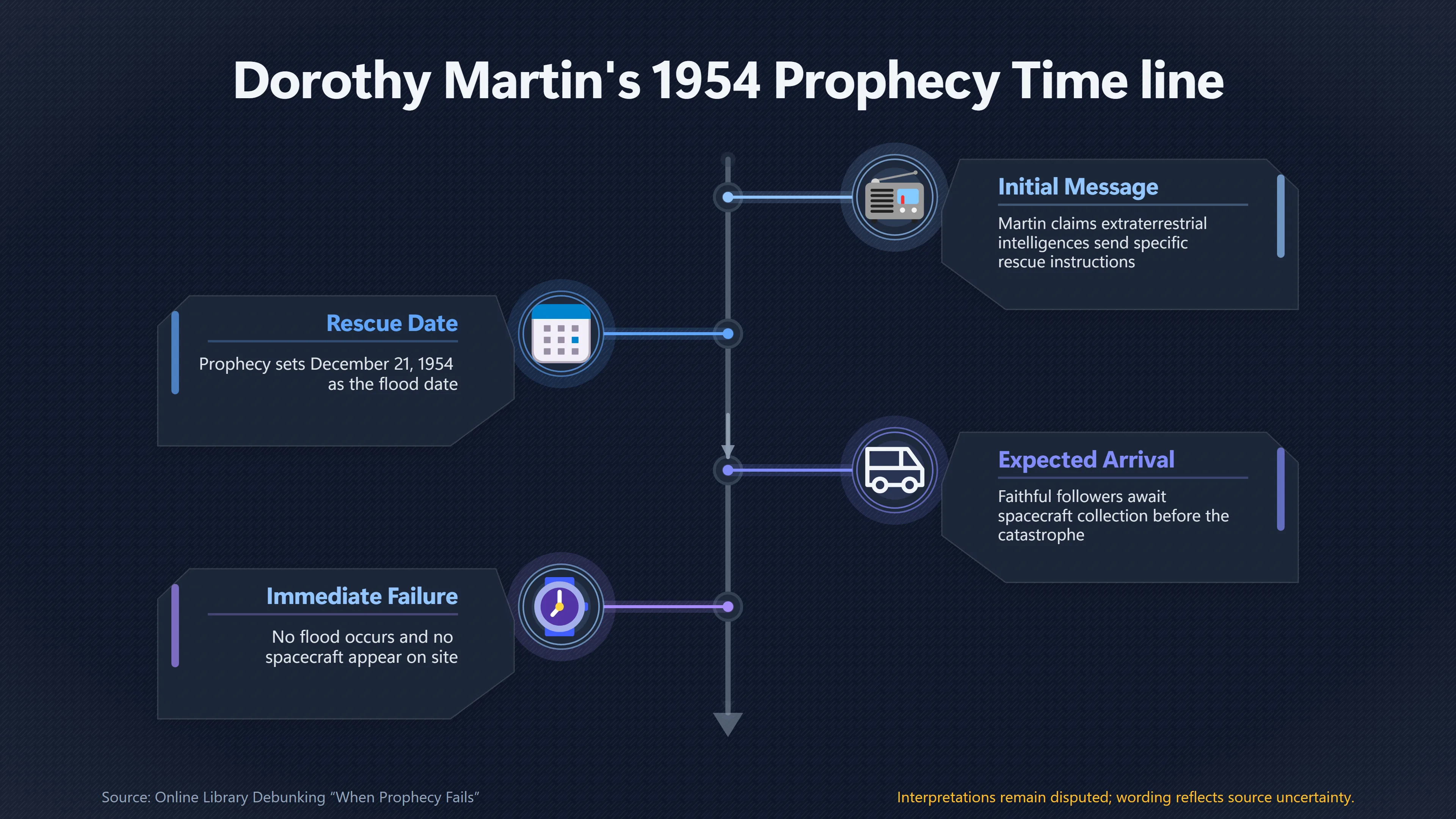 Overview image for Did Dorothy Martin Abandon the Failed Prediction? | Study Dispute