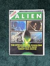 Listing image for ALIEN OFFICIAL MOVIE POSTER MAGAZINE Vintage 1979, good condition