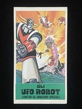 Listing image for Vintage Italian Mini Lobby Card Poster UFO Robot Grendizer Mazinger Anime 1970s