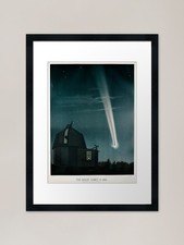 Listing image for THE GREAT COMET OF 1881 Framed Art Framed Wall Art Poster Canvas Print Picture