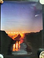 Listing image for 1997 Poster Hale-Bopp Comet Perrine Bridge Twin Falls Idaho Sawyer & Times News
