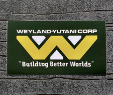 Listing image for Aliens Stickers Weyland Yutani Building Better Worlds PVC sticker 100mm x 55mm