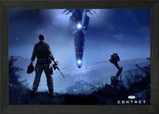 Listing image for Arma 3 Contact - Alien Ship Framed Wall Art Poster Canvas Print Picture