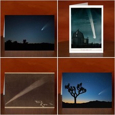 Listing image for Comet Art Print Greeting Cards - 4 Artwork Choices